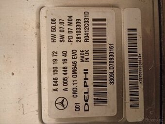 Ridici jednotka  A 646 150 19 72, A 005 446 16 40