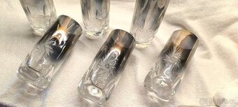 Broušené sklenice na long drink - 6 ks