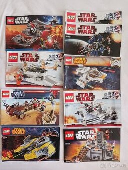 PRODÁM LEGO STAR WARS ORIGINAL NÁVODY.