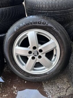 5x100 R15 6J ET38 Škoda Octavia + 195/65 R15 Matador