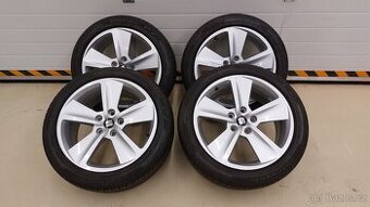 Alu kola 5x112 r17 Seat FR originá Cupra Letní pneu