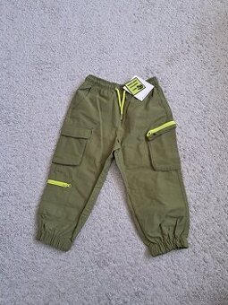 Kalhoty, šusťáky na ven, vel. 92, nové