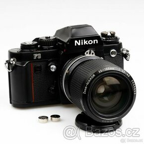 Nikon F3 + objektiv Nikkor 35-105mm f/3,5-4,5  Ais
