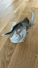 Porcelánová soška ryby Royal Dux