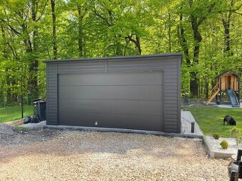 Plechová garáž 6x6m