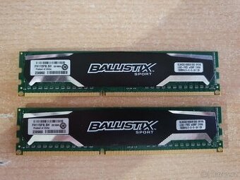 2x4gb ddr3 do PC 1600mhz Ballistix - 350kč za obě.