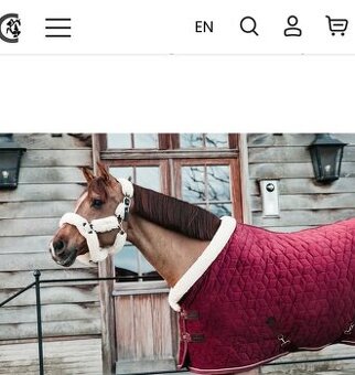 Deka stájová termo Kentucky Show rug Velvet 150g/160g