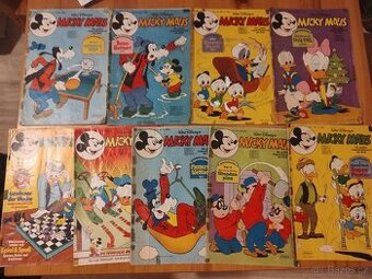 komiksy Micky Maus v Němčině, 44let staré