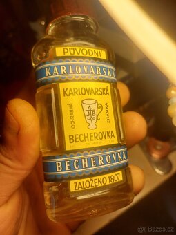 2x lahev Becherovka 80. léta