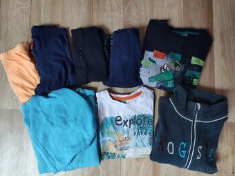 Tričko, mikiny, punčochy na kluka - vel. 110/116