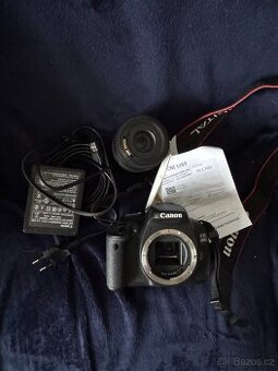 Canon EOS 600D + 28-80mm objektiv + 64gb SD karta
