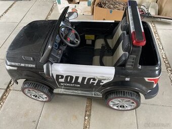 Dětské elektrické auto - Range Rover Evoque Policie