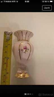 Originál růžový porcelán zn. H&C