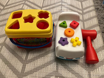 Fisher price-zatloukačka a vkládačka top stav