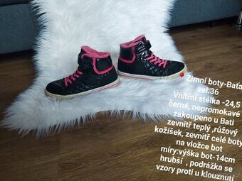 Zimní boty,vel 36,Zn.Baťa