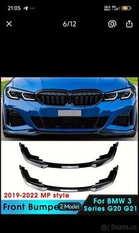 Přední nárazník Splitter BMW G20