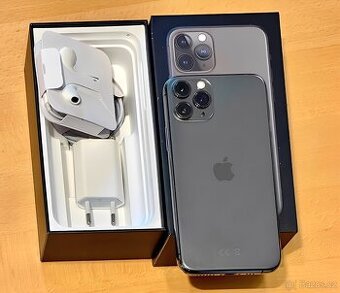 iPhone 11 Pro Max Space Gray BATERIE 100% TOP