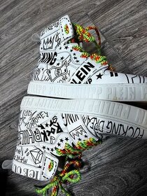 Luxusní kožené boty zn. Philipp Plein vel 40