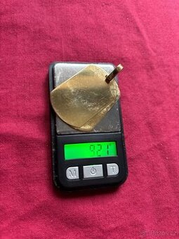 Zlatý přívěsek(vojenská známka)585/1000