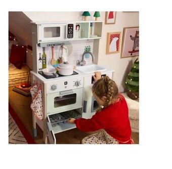 Dřevěná kuchyňka (Lidl-lupilu) [NOVÁ-NEROZBALENÁ]