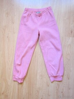 Dívčí tepláky vel. 122/128 flaušové (fleece)