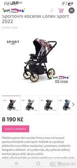 Prodam sportovni kočarek