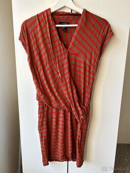 Pruhované šaty Mango