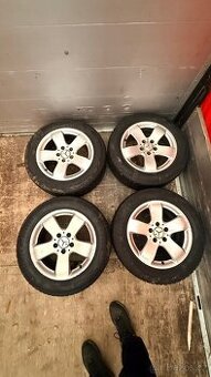 Alu kola 5x112 + pneu 225/55/r16 celoročni