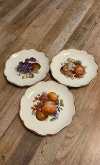 Luxusní starožitné talíře Rosenthal (R.C. Kronach)