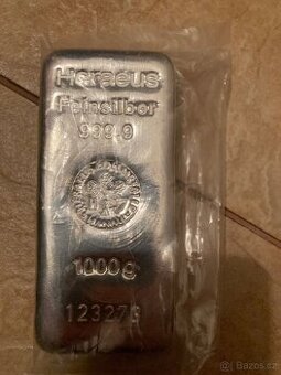 Investiční stříbro 1 kg heraus