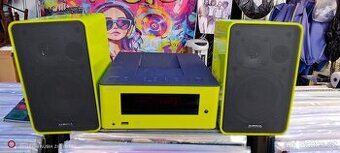 Onkyo CR-255 Hifi systém v zelené barvě CD rádio iPod osvětl