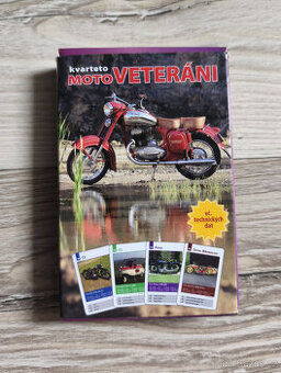 Karetní hra Kvarteto Moto veteráni