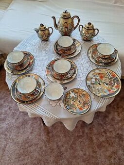 japonský porcelán historická sada