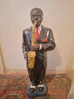 VINTAGE SOCHA JAZZMANA – Saxofonista (103 cm )