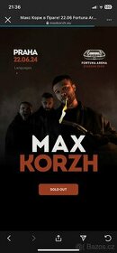 Vstupenky na koncert Max Korzh