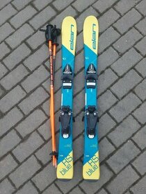 Dětské lyž.set Elan 100cm,lyžáky Nordica,helma Uvex,hole