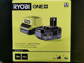 Ryobi ONE+ HP Akumulátor 4 Ah a nabíječka RC18120-140 X - 1
