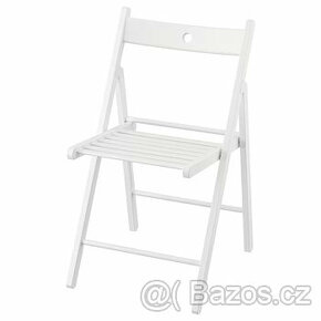 Ikea 4x FRÖSVI Skládací židle, bílé