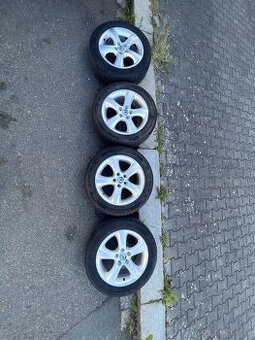 Letní kola Škoda Roomster 5x100 15" 195/55 alu disky + pneu