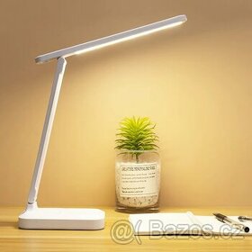 Stolní lampa LED skládací, USB zásuvná. NOVÁ.