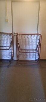 Rozkladací kovové lůžko/postel + molitan zdarma. - 1