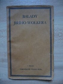 Balady Jiřího Wolkera, 1927