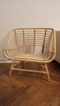 BUSKBO Ikea ratanove křeslo