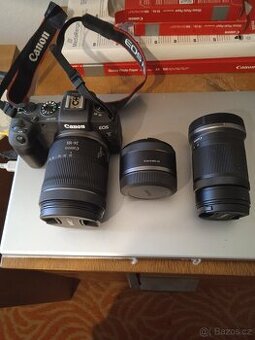 prodam Canon EoS R s tremi objektivy