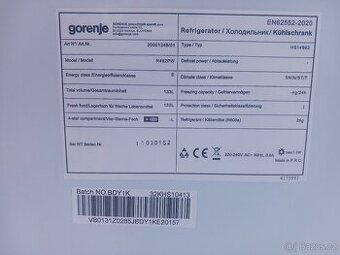 Lednička Gorenje