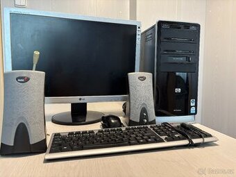 PC sestava HP Pavilion s monitorem LG 24"