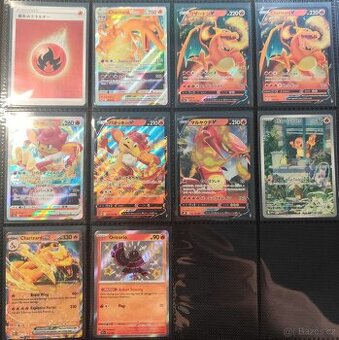 Pokémon karty, různé sety EN/JP, hlavně vzácné