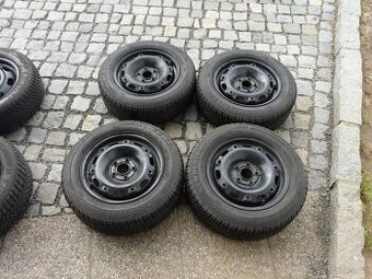 ZIMNÍ PNEU + DISKY ŠKODA 14" SEAT VW 185/60R14