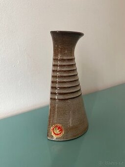 Vintage keramická váza značky Keramo Praha