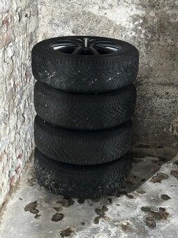 4ks zánovních Al disků Platin + zimní pneu Kleber - 1